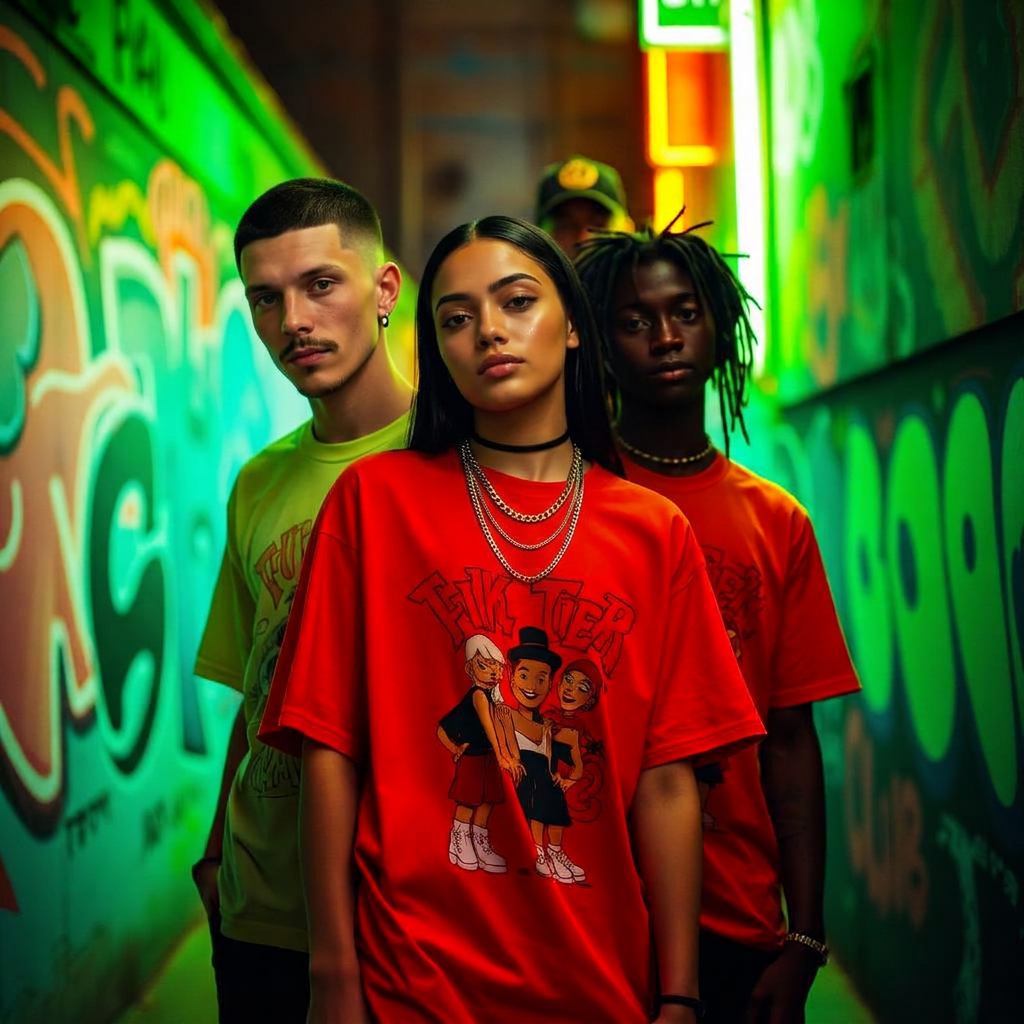Custom printed apparel